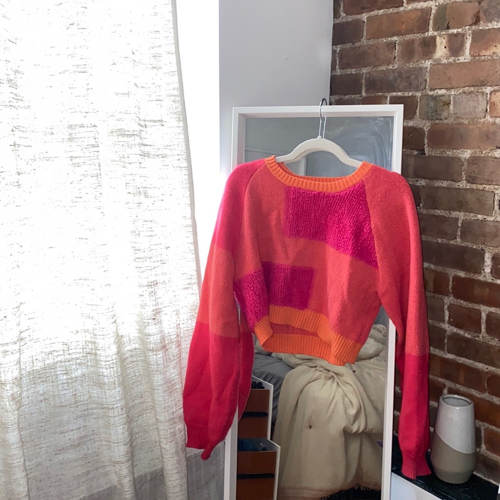 House of Harlow Color block sweater